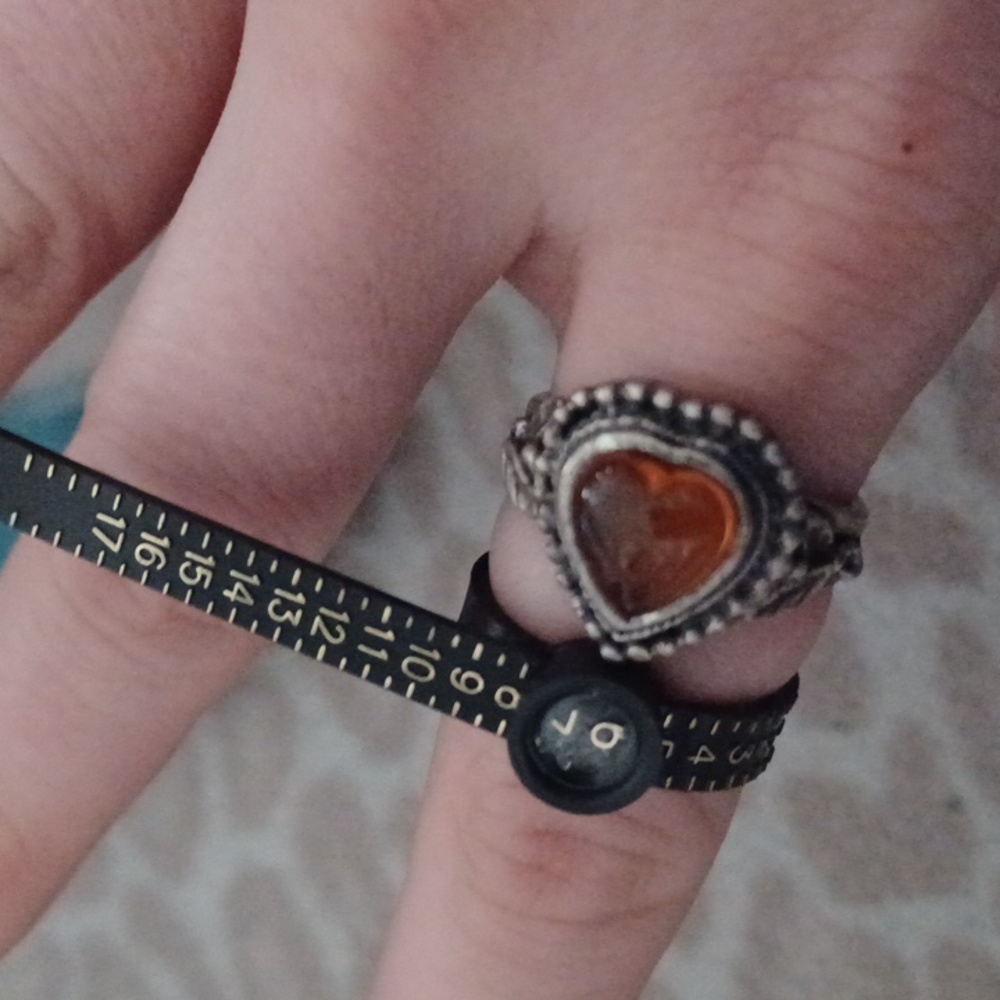 Amber ring used